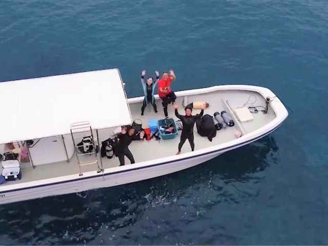 ボートエントリーとビーチエントリーがお選びいただけます。