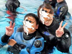 親子でダイビングスタート!