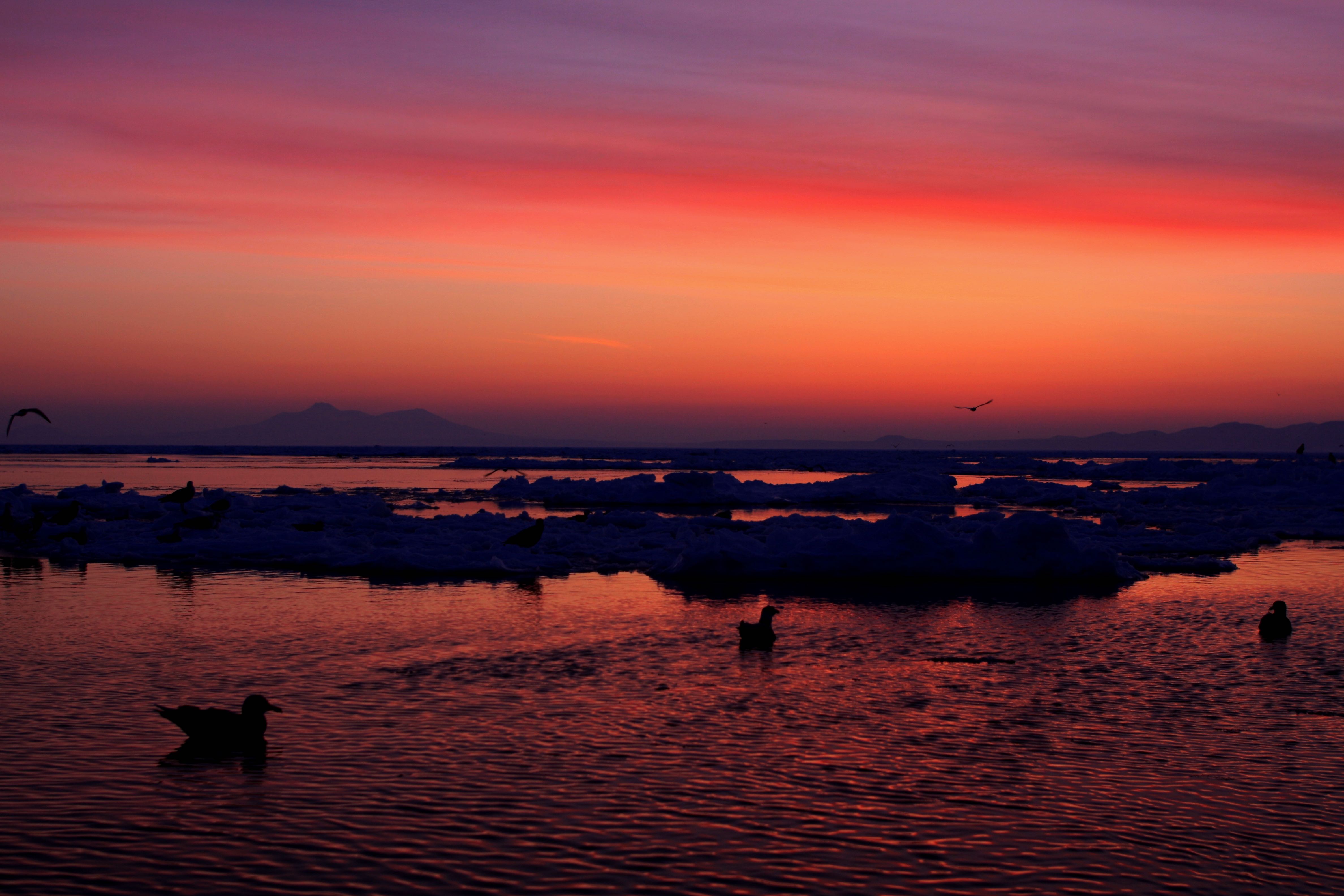 日が昇る時間帯はとても綺麗です