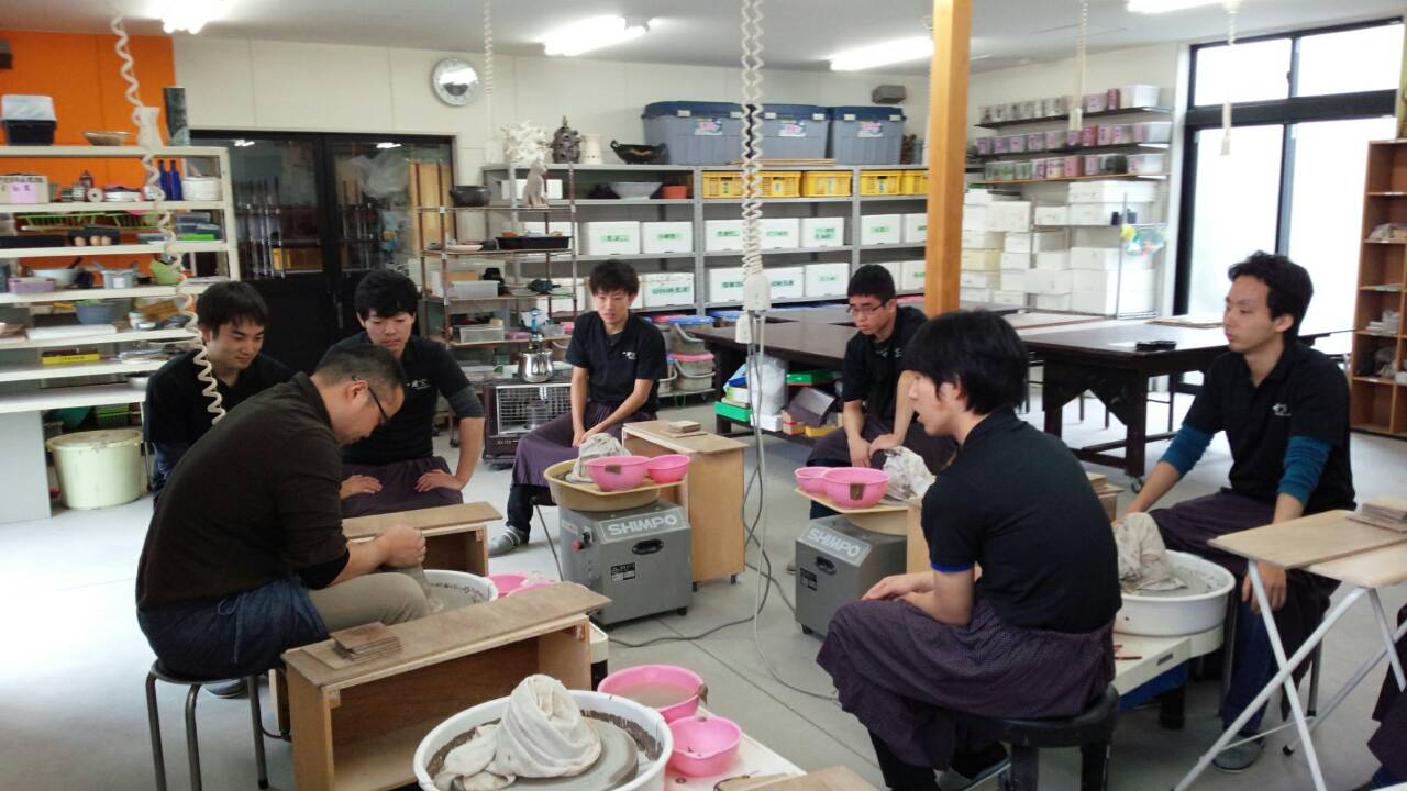 ロクロは最大11台あるので大人数でも大丈夫。