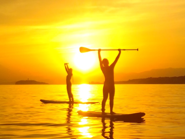 5月ゴールデンウイーク雨上がりの黄金サンセット