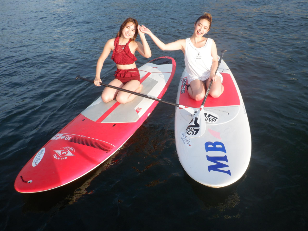 海の上でのリラックスタイムは最高です。