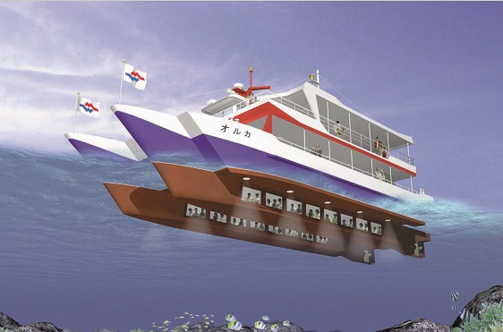 水中観光船イメージ