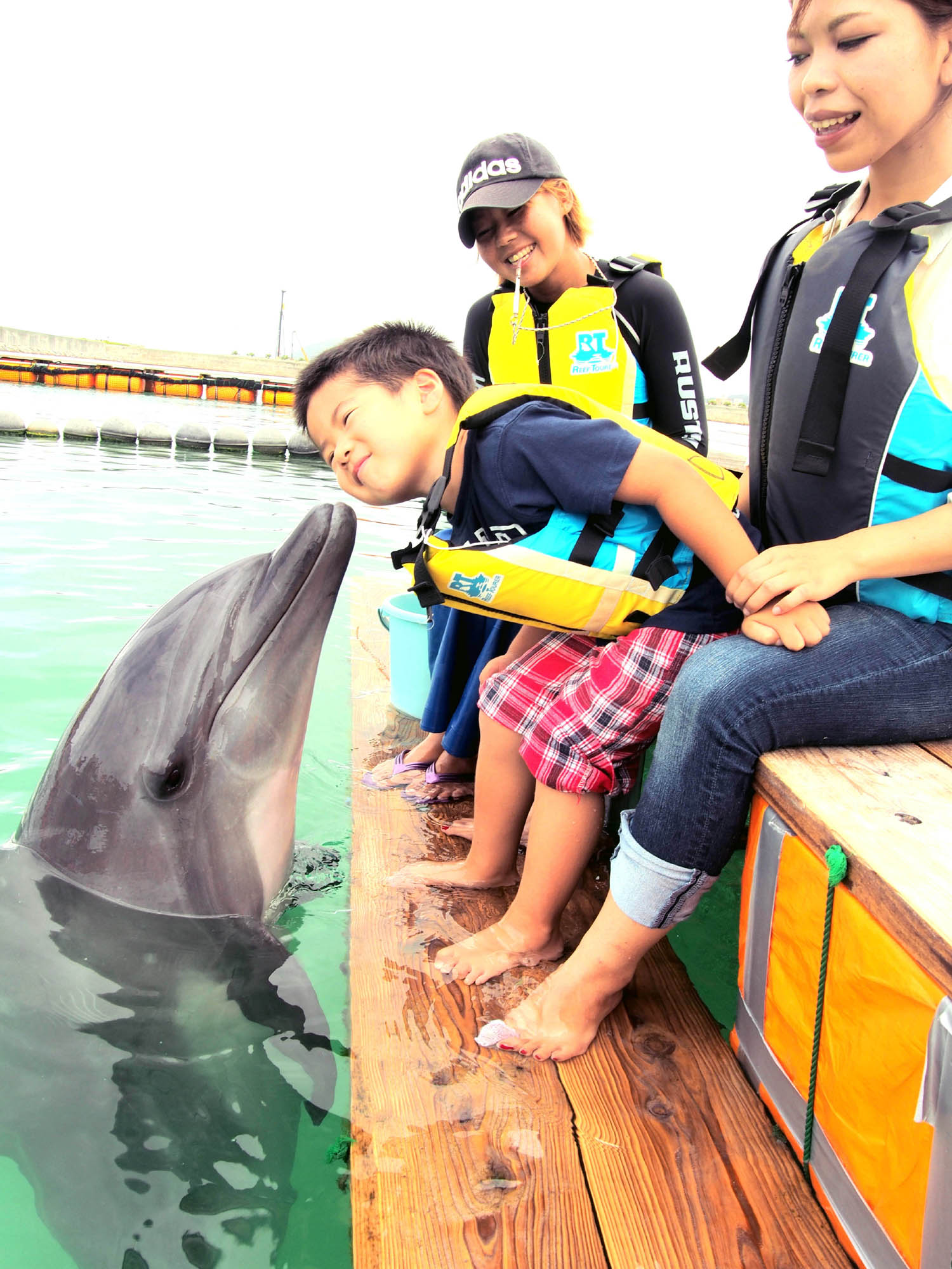 ほっぺにチュッ☆