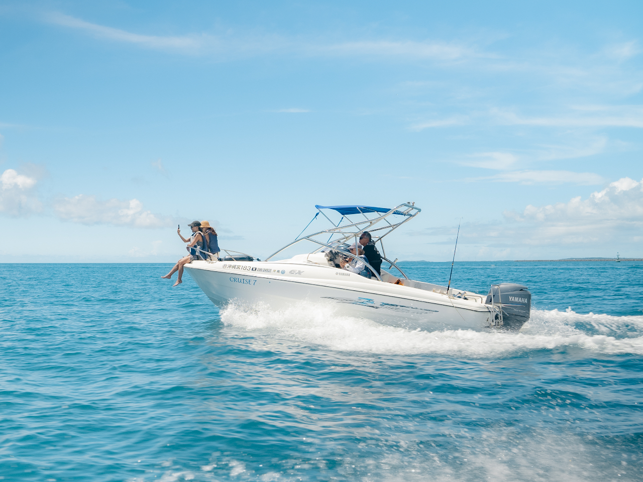 ユニの浜までのプチクルージング