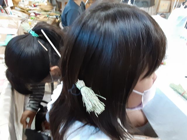 ミニほうき簪