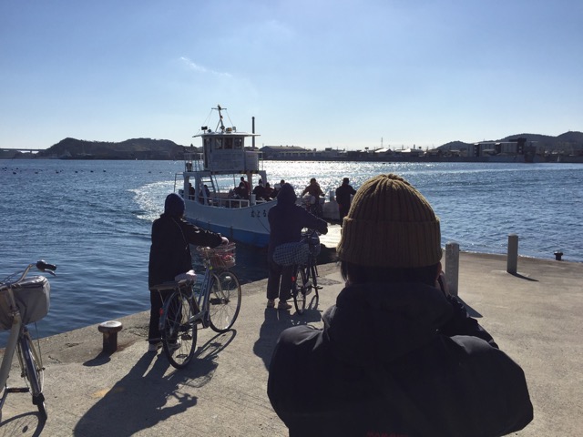 小鳴門海峡には無料の渡船があります