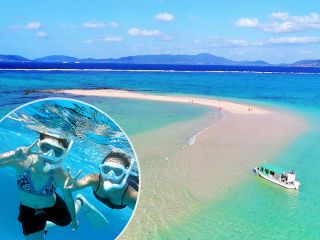 八重山の映えNo1スポット幻の島(浜島) 石垣島から約30分、絶景のロケーションが待ってます♪