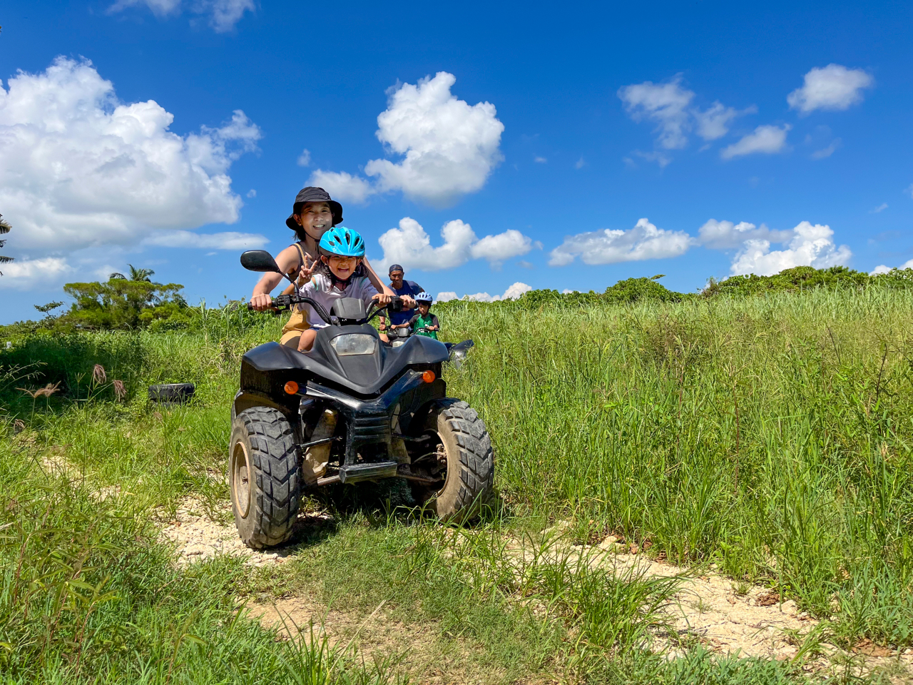 大人が操作に慣れたら子供の同乗OK