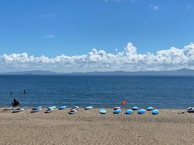 三浦の海で団体様のsupもオッケー
