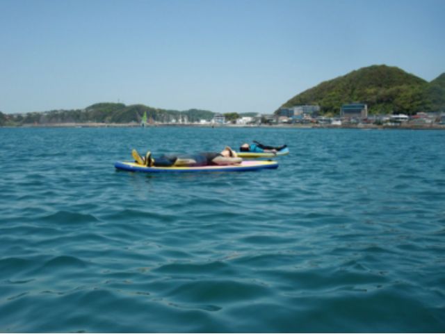 海の上で寝転ぶのは最高