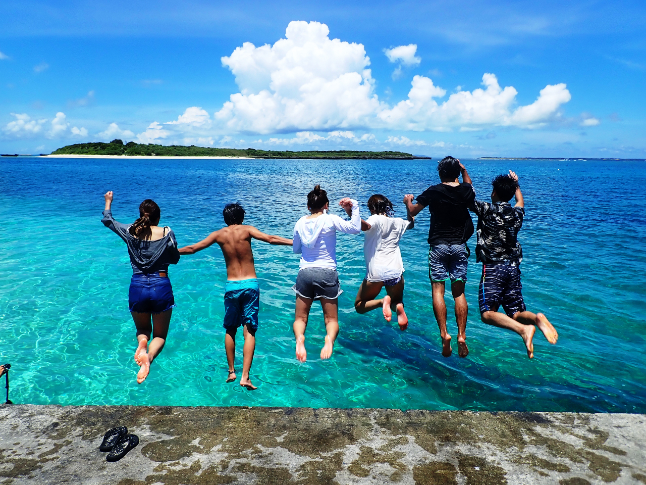 透明度抜群のパナリビーチ