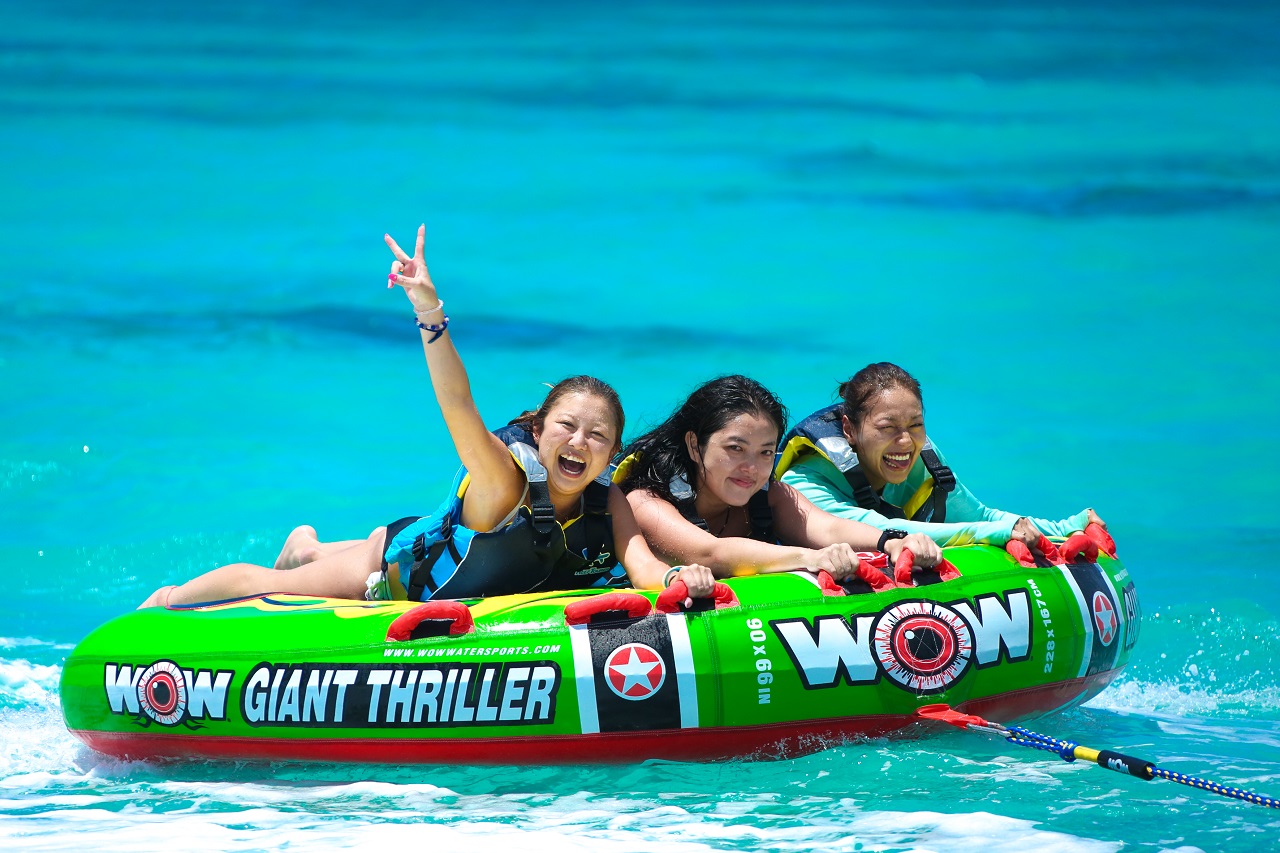 友達と一緒に乗ってテンションアップ!