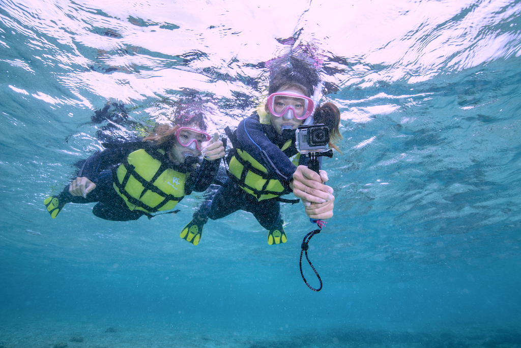 水中カメラレンタルサービス(2,750円/1台)も人気☆