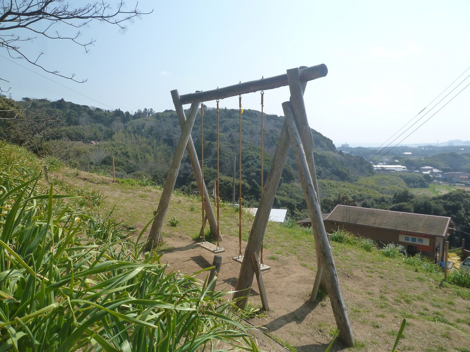 海が見えるブランコ