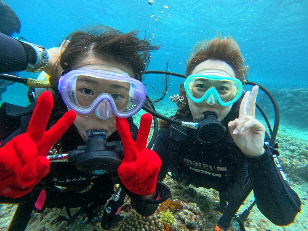 お子様の初ダイビングにピッタリなプチ体験コース