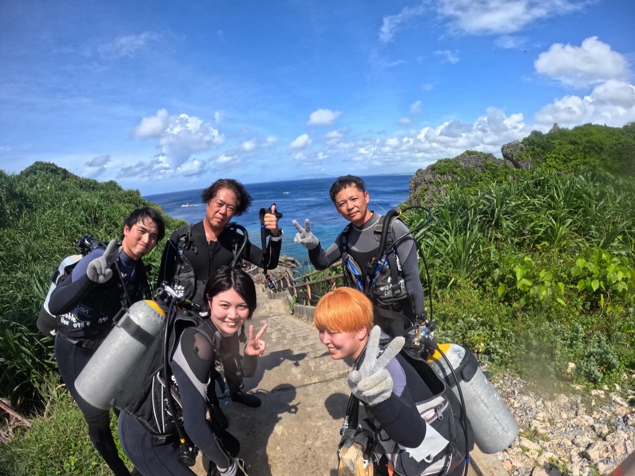 一組貸切プラン!友達皆で楽しく潜ろう(^^♪