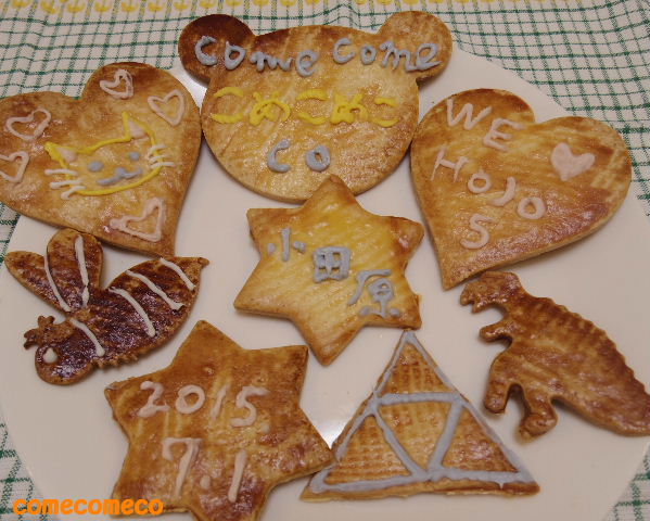 チョコペンでデコレーションもできます