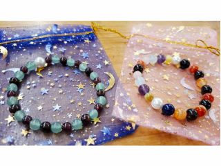 たくさんの天然石の中から自分好みの天然石が選べます!