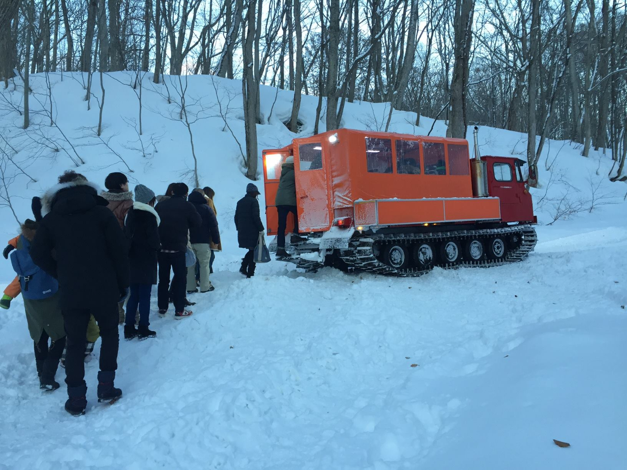 冬期間の交通手段などに。