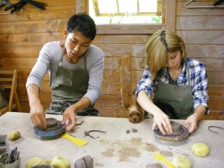 手ロクロの体験風景♪完全貸切だから安心◎
