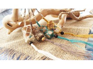 ガラス小瓶のマリンストラップ〜体験教室でつくることができます♪