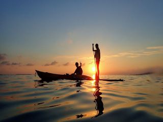 サンセットカヤックでまったりと・・・