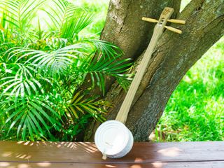 空き缶と木でつくるカンカラ三線♪