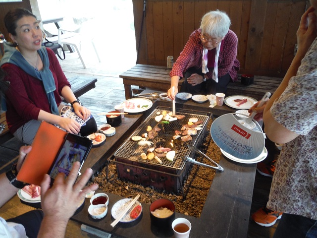 楽しくBBQ!!