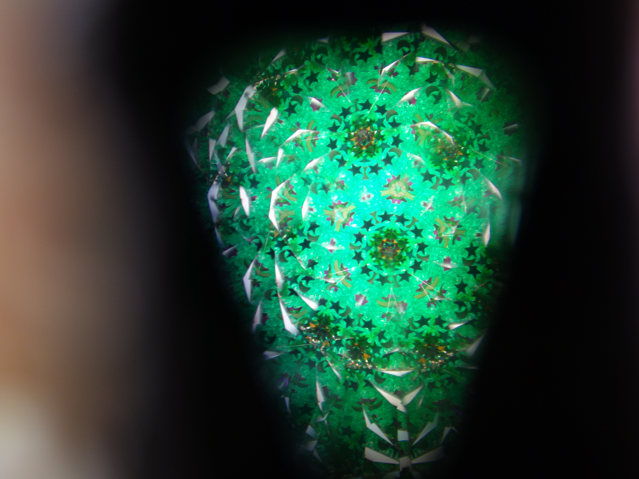 グリーンカラーのオイルウォンド棒を取り付けるとこんな感じです。