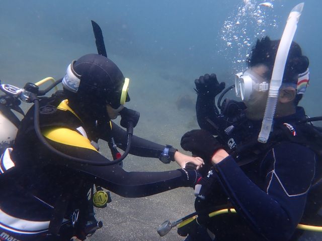 海洋講習の様子