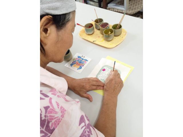 気軽に伝統工芸が楽しめます。