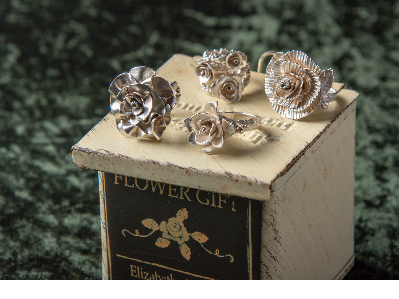 講師作品。薔薇いろいろ