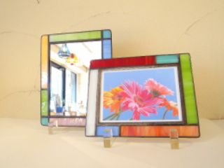 ステンドグラス1日体験の制作物見本です!