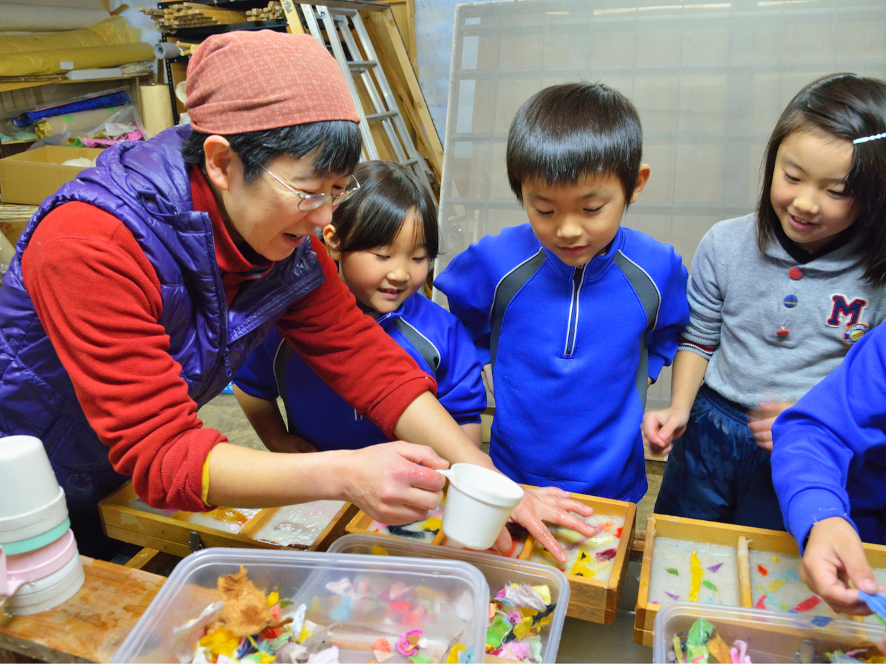 自分で好きな模様をつけられます!