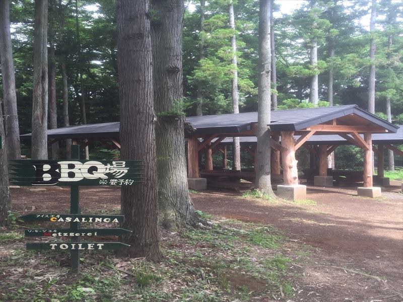 牧場内にあるBBQ施設にて時間無制限でBBQをお楽しみ頂けます!