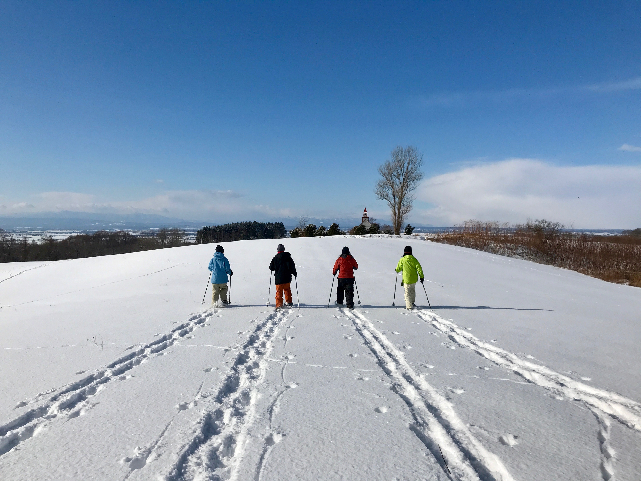 SANしか入り込めないフィールドだからいつも新雪体験♪