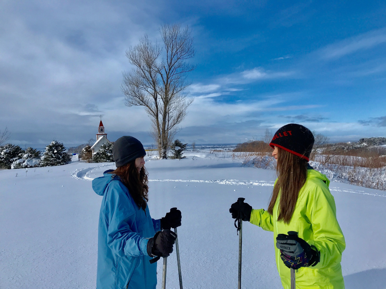 フォトジェニックな風景と一緒に記念撮影。写真、映像はプレゼント♪