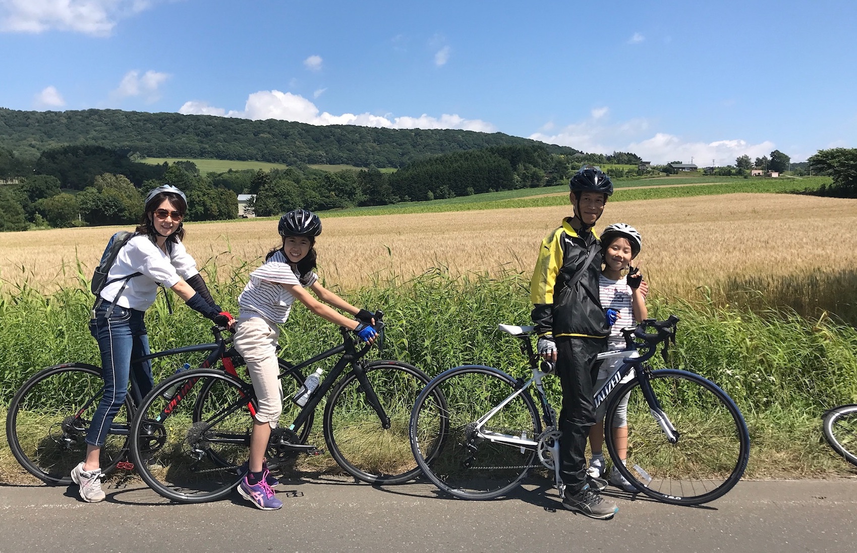 お子様と一緒にファミリーで仲良くサイクルング♪