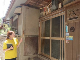 ポイントごとに歴史に触れて案内します