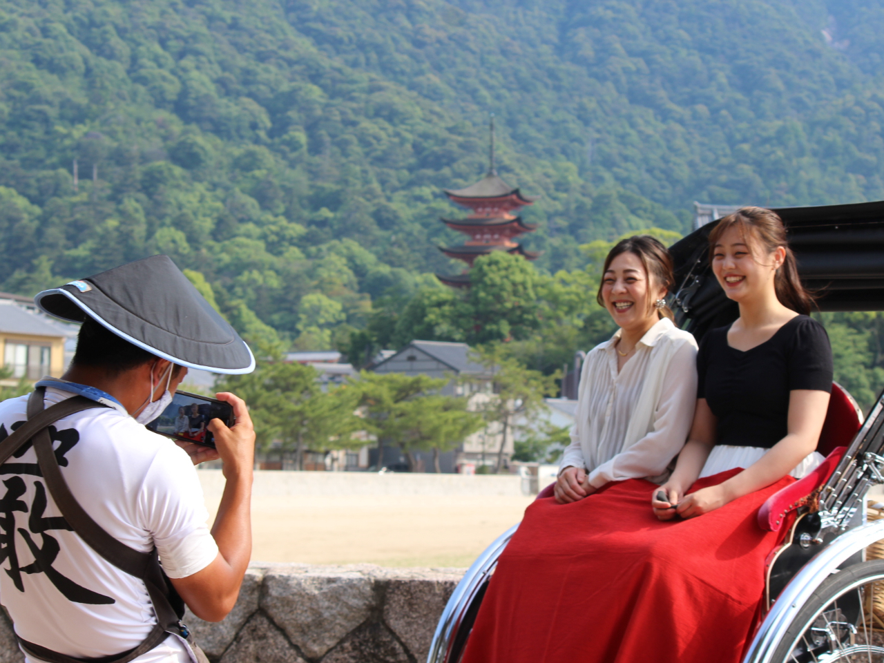 景色の綺麗なところでは写真撮影も致します☆