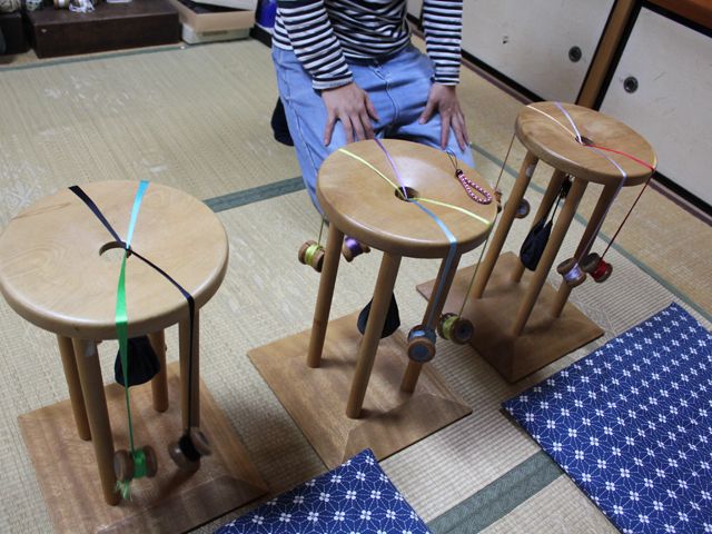 組台にセットされた色合いを選びます