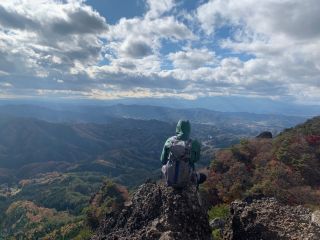 霊山山頂・東物見岩からの眺望