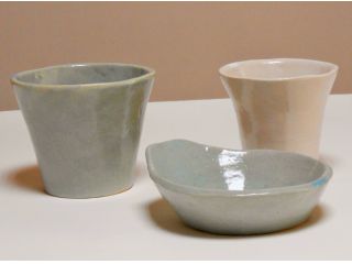 手びねり体験プランの作品一例