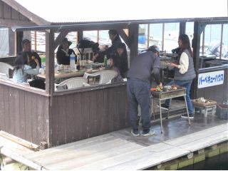 海上バーベキュー