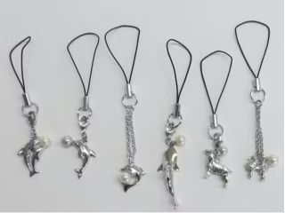 取り出した真珠を使って手作りストラップ・キーホルダーが作れます!(2)