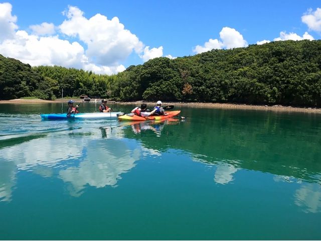 のんびりと流れる海の上の時間を体感してください