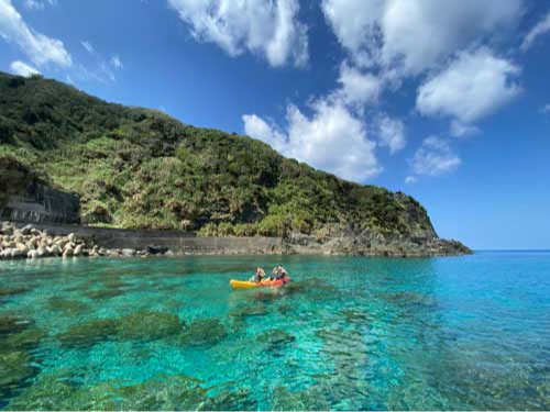 シーカヤック体験&シュノーケリングコース