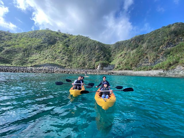 シーカヤック体験&シュノーケリングコース