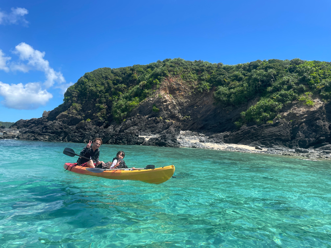 無人島探検!シーカヤック&シュノーケリング